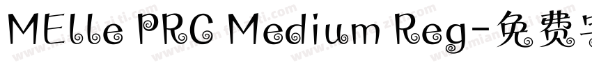MElle PRC Medium Reg字体转换